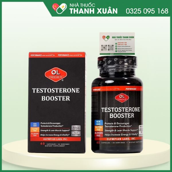 Testosterone Booster hỗ trợ bảo vệ và kích thích sản sinh Testosterone nội sinh